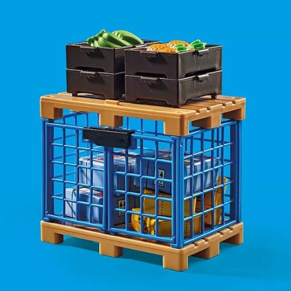 Playmobil 71528 My life Forklift truck with cargo - Picture 4 of 5